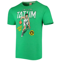 Jayson Tatum Boston Celtics Homage Comic Book Player Tri-Blend T-Shirt