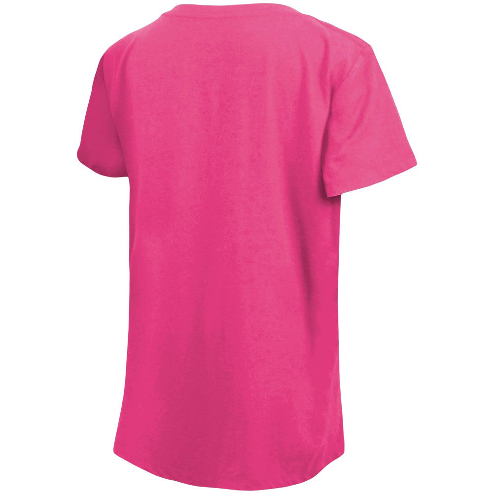 Pink Kansas City Royals New Era Girls Youth Jersey Stars V-Neck T-Shirt