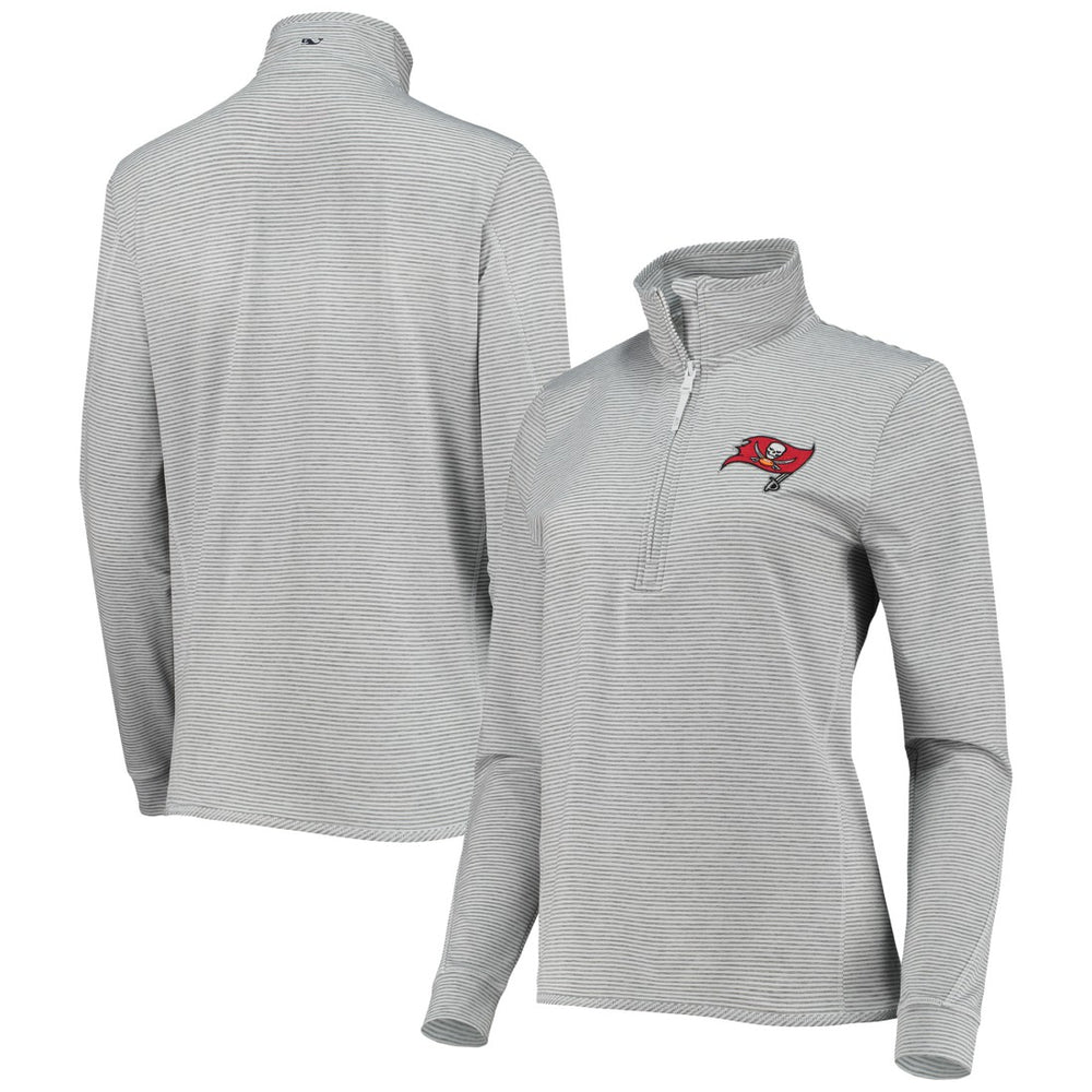 Vineyard Vines Women's Sankaty Shep Half-Zip Pullover Top - Tampa Bay Buccaneers Pullover