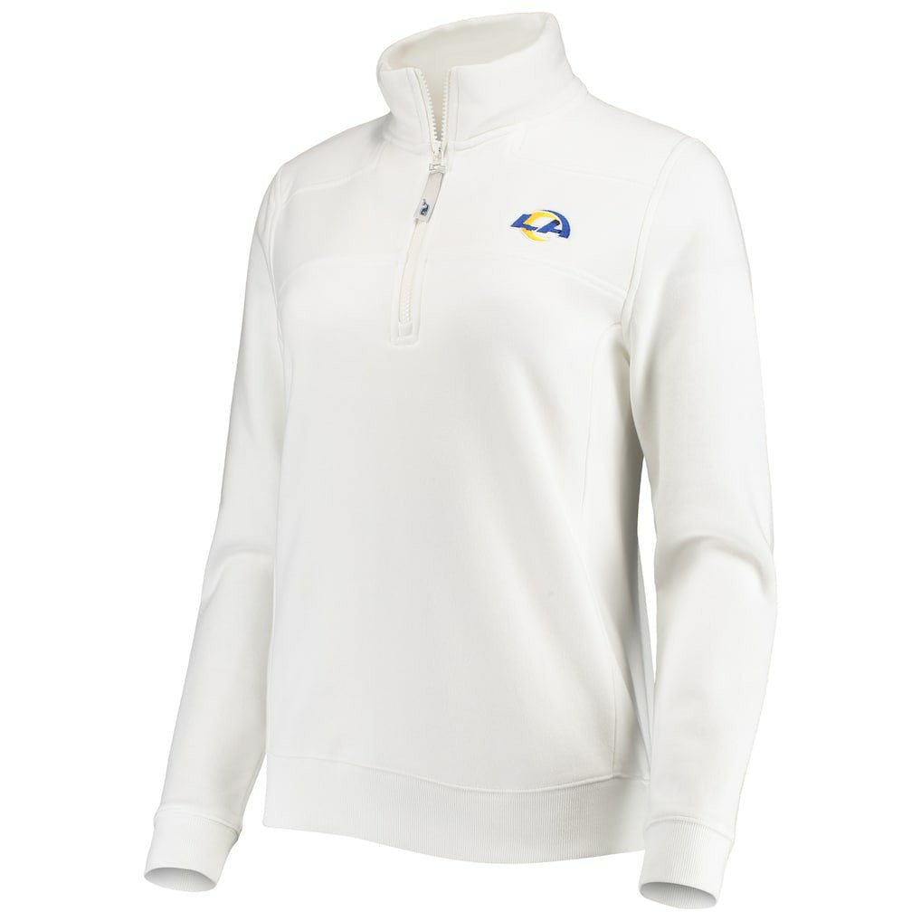Vineyard Vines Women's Shep Shirt Quarter-Zip Sweatshirt - Los Angeles Rams Sweatshirts