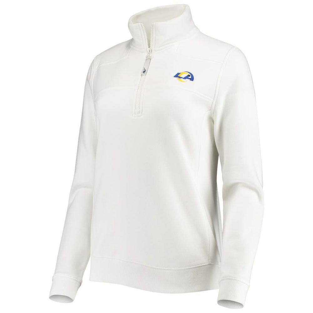Vineyard Vines Women's Shep Shirt Quarter-Zip Sweatshirt - Los Angeles Rams Sweatshirts