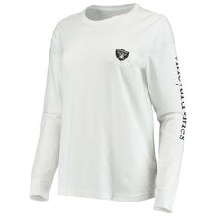 Vineyard Vines Women's Helmet Long Sleeve T-Shirt - Las Vegas Raiders T-shirts