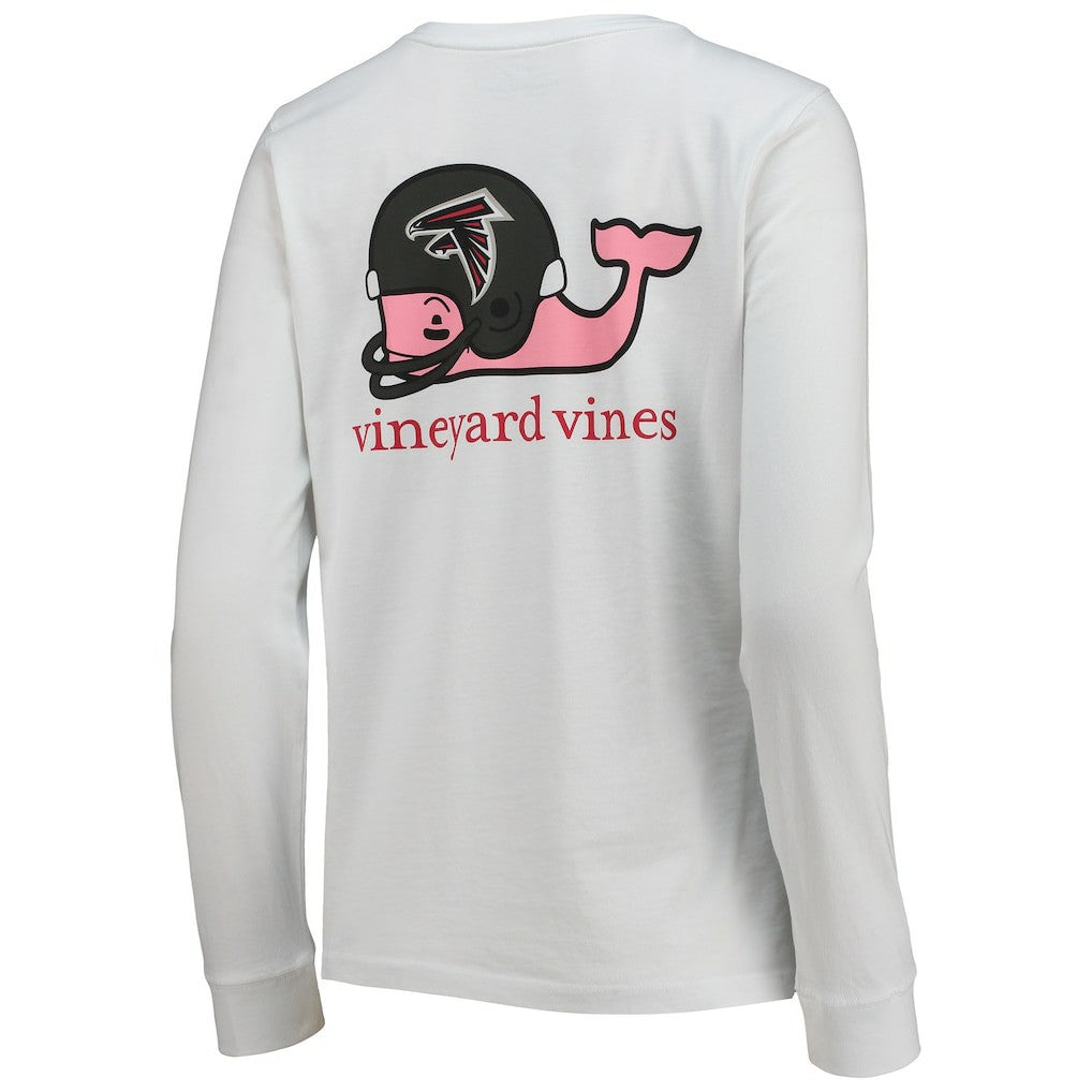 Vineyard Vines Women's Helmet Long Sleeve T-Shirt - Atlanta Falcons T-shirts