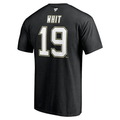 NHL Ryan Whitney Pittsburgh Penguins Fanatics Authentic Stack Retired Player Nickname & Number T-Shirt