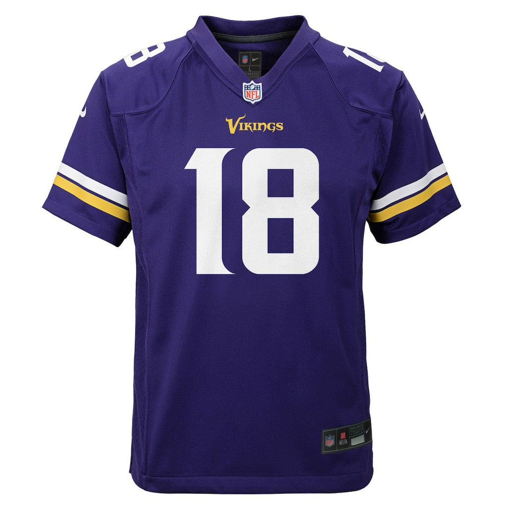 Justin Jefferson  Youth Game Jersey - Minnesota Vikings Jerseys