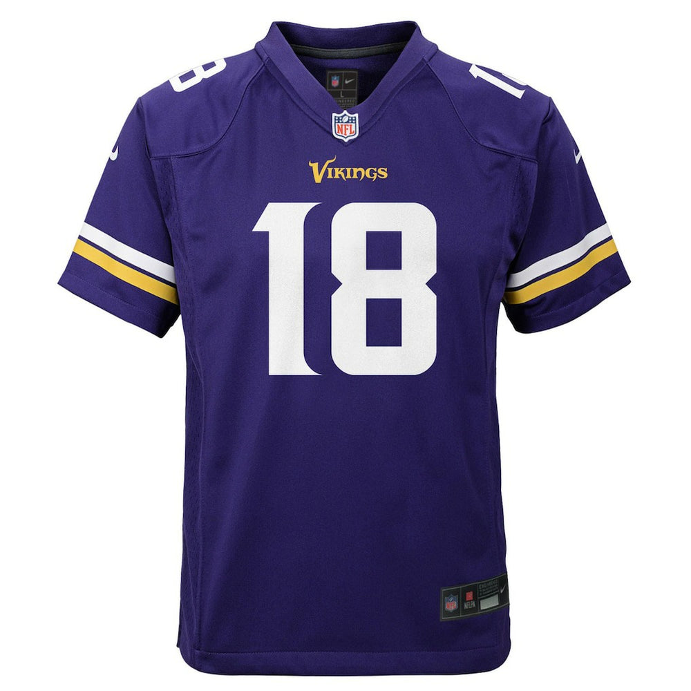 Justin Jefferson  Youth Game Jersey - Minnesota Vikings Jerseys