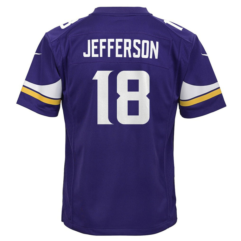 Justin Jefferson  Youth Game Jersey - Minnesota Vikings Jerseys