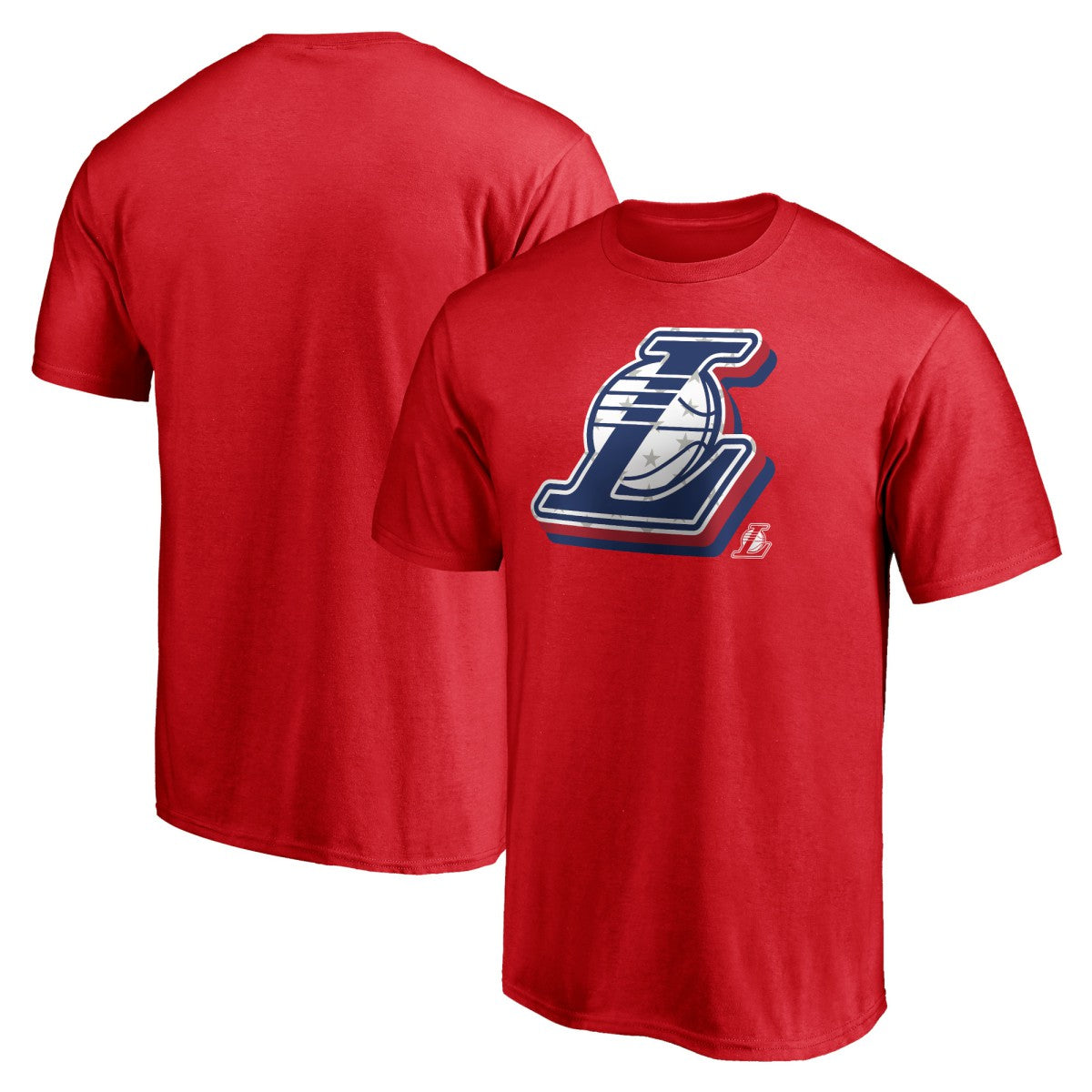 Los Angeles Lakers Red White & Team T-Shirt