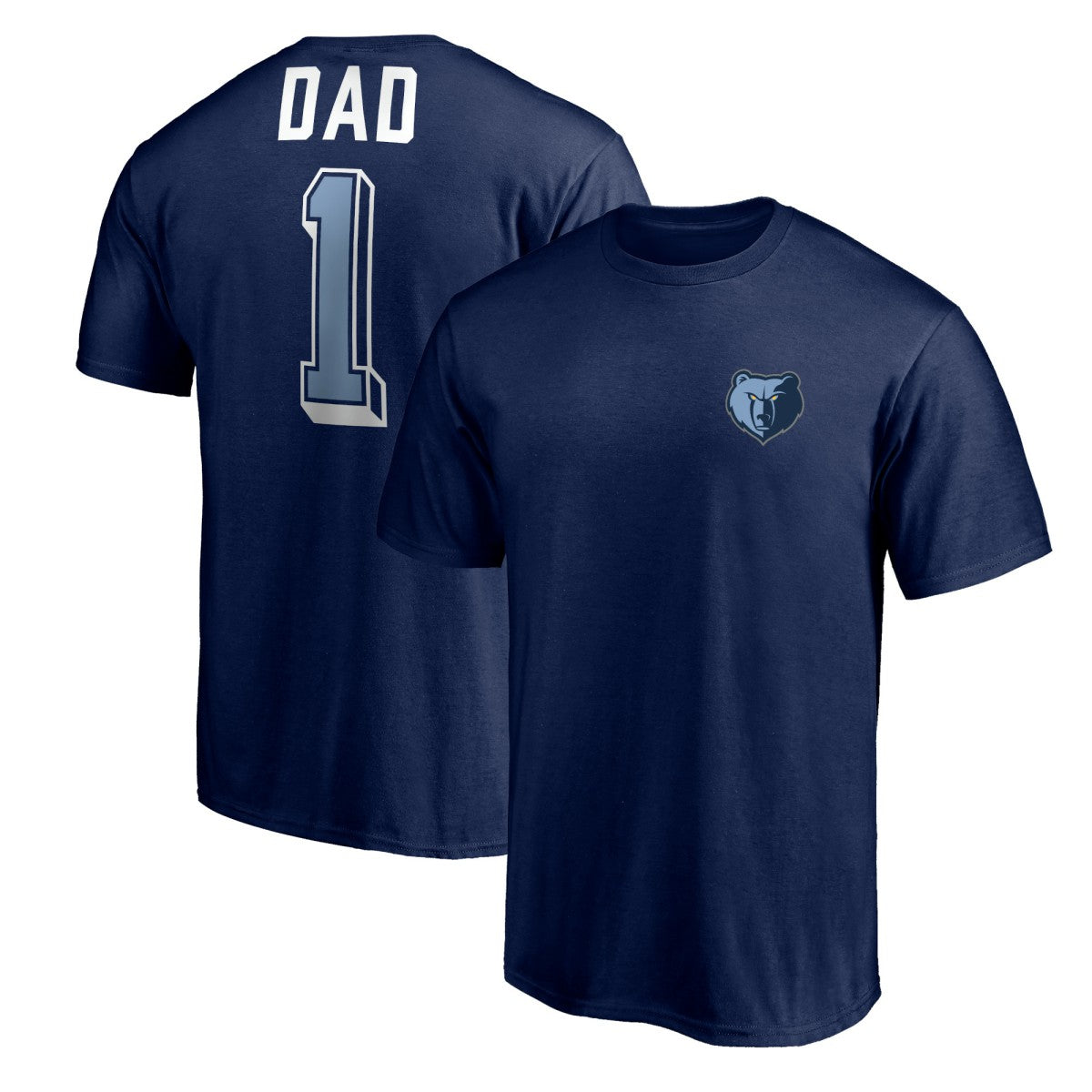 Memphis Grizzlies Number One Dad T-Shirt