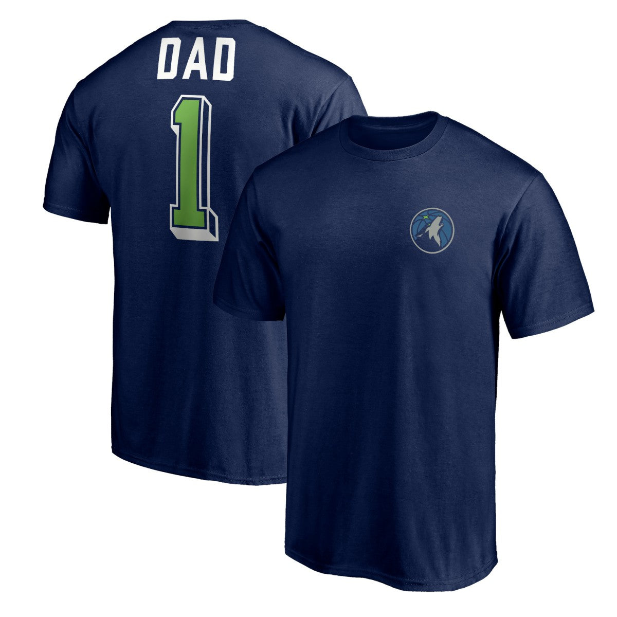 Minnesota Timberwolves Number One Dad T-Shirt