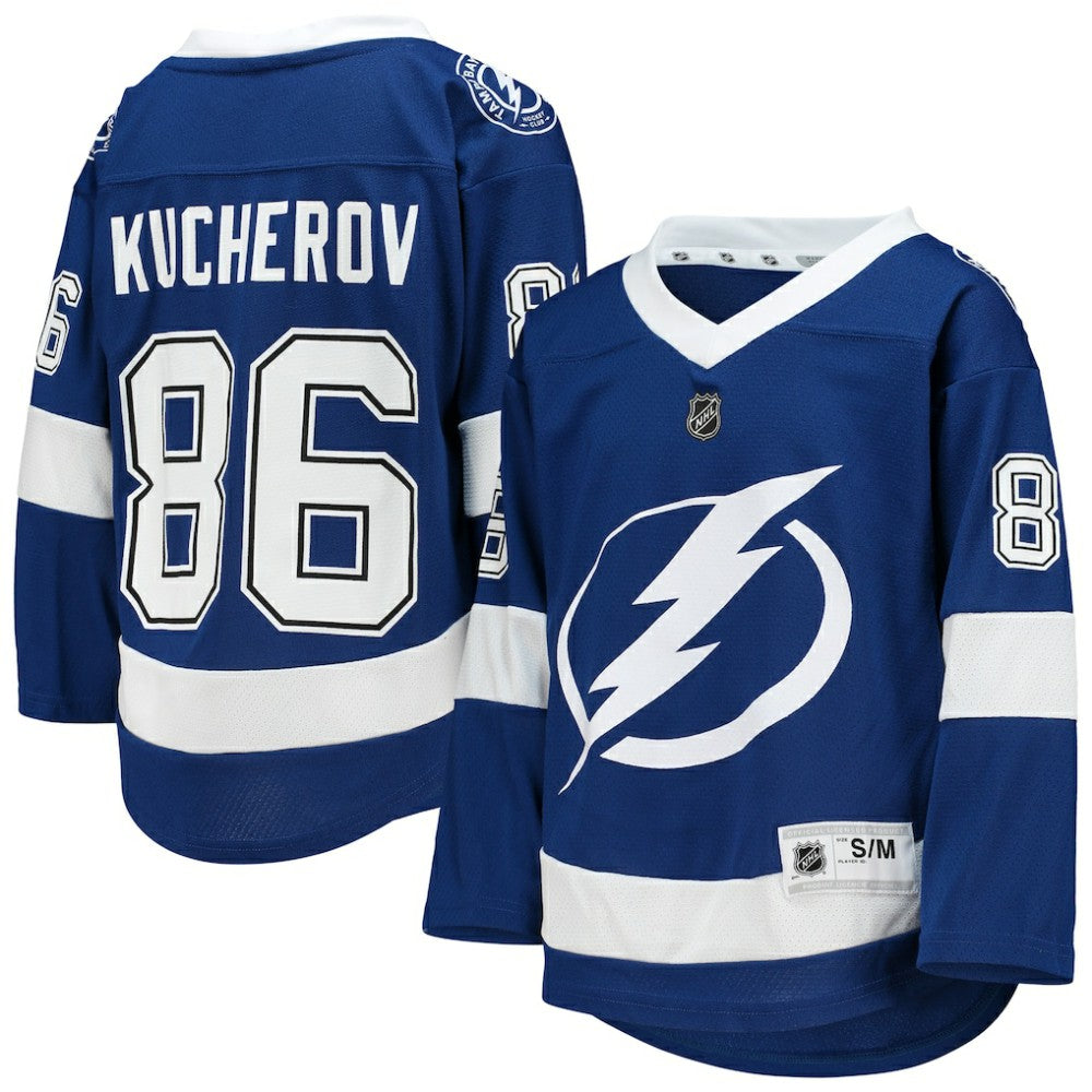 NHL Nikita Kucherov Tampa Bay Lightning Youth Home Replica Player Jersey
