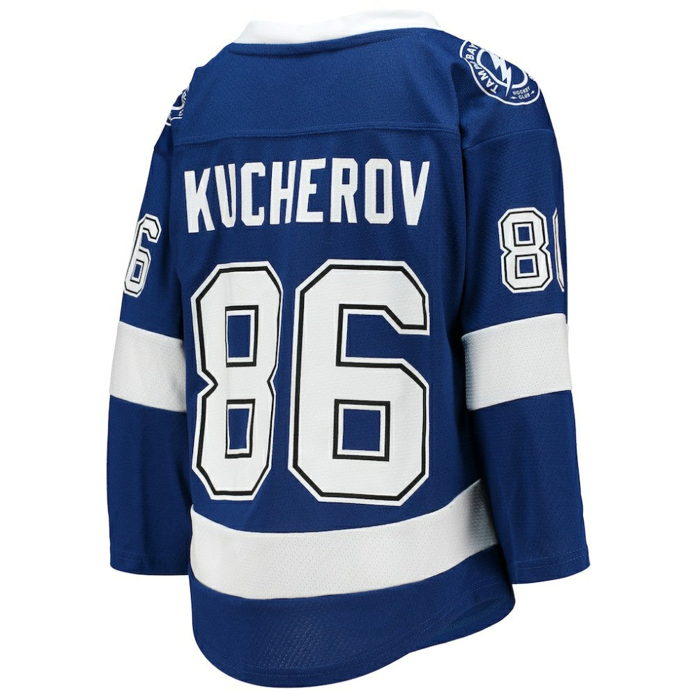 NHL Nikita Kucherov Tampa Bay Lightning Youth Home Replica Player Jersey