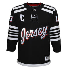 NHL Nico Hischier New Jersey Devils Youth 2021/22 Alternate Premier Player Jersey