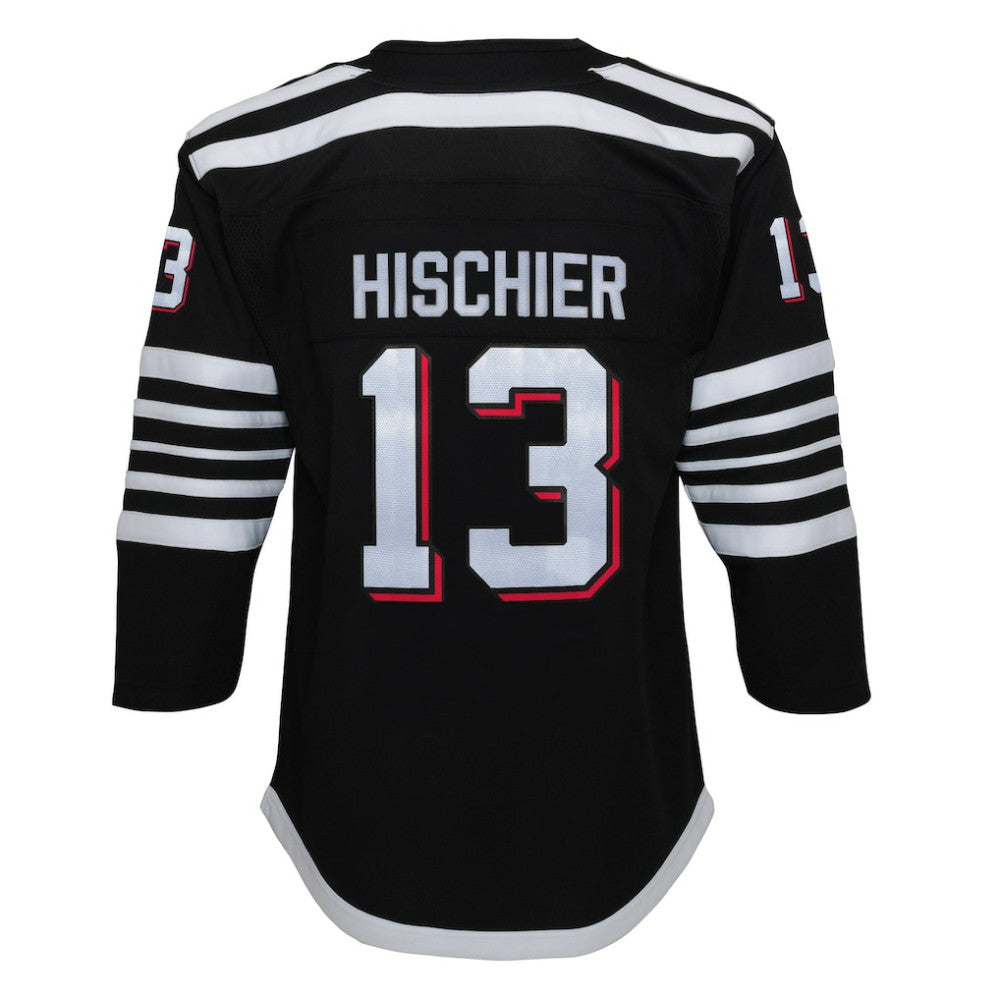 NHL Nico Hischier New Jersey Devils Youth 2021/22 Alternate Premier Player Jersey