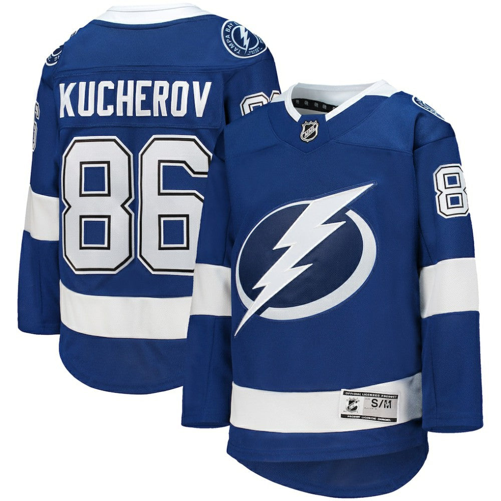 NHL Nikita Kucherov Tampa Bay Lightning Youth Home Premier Player Jersey