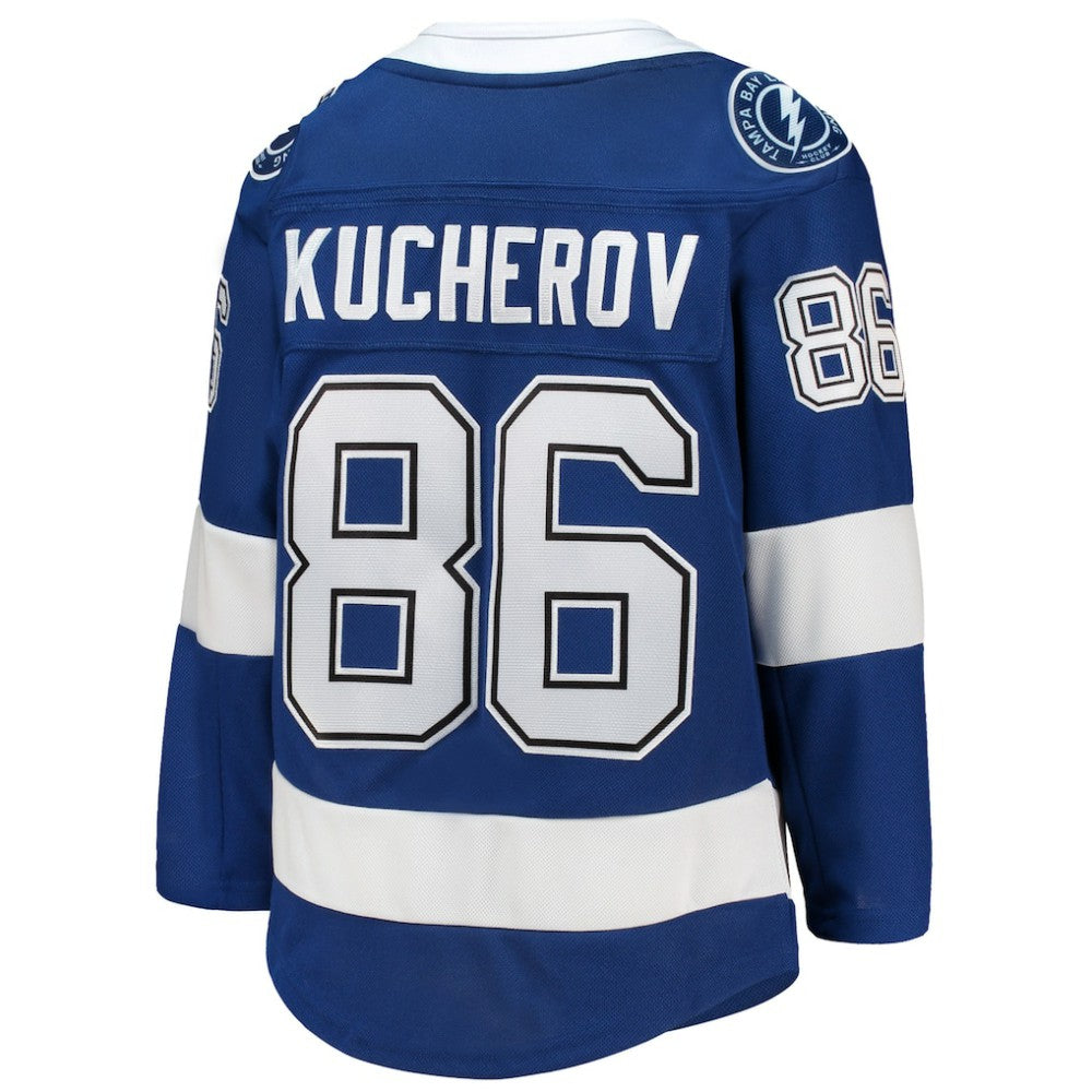 NHL Nikita Kucherov Tampa Bay Lightning Youth Home Premier Player Jersey