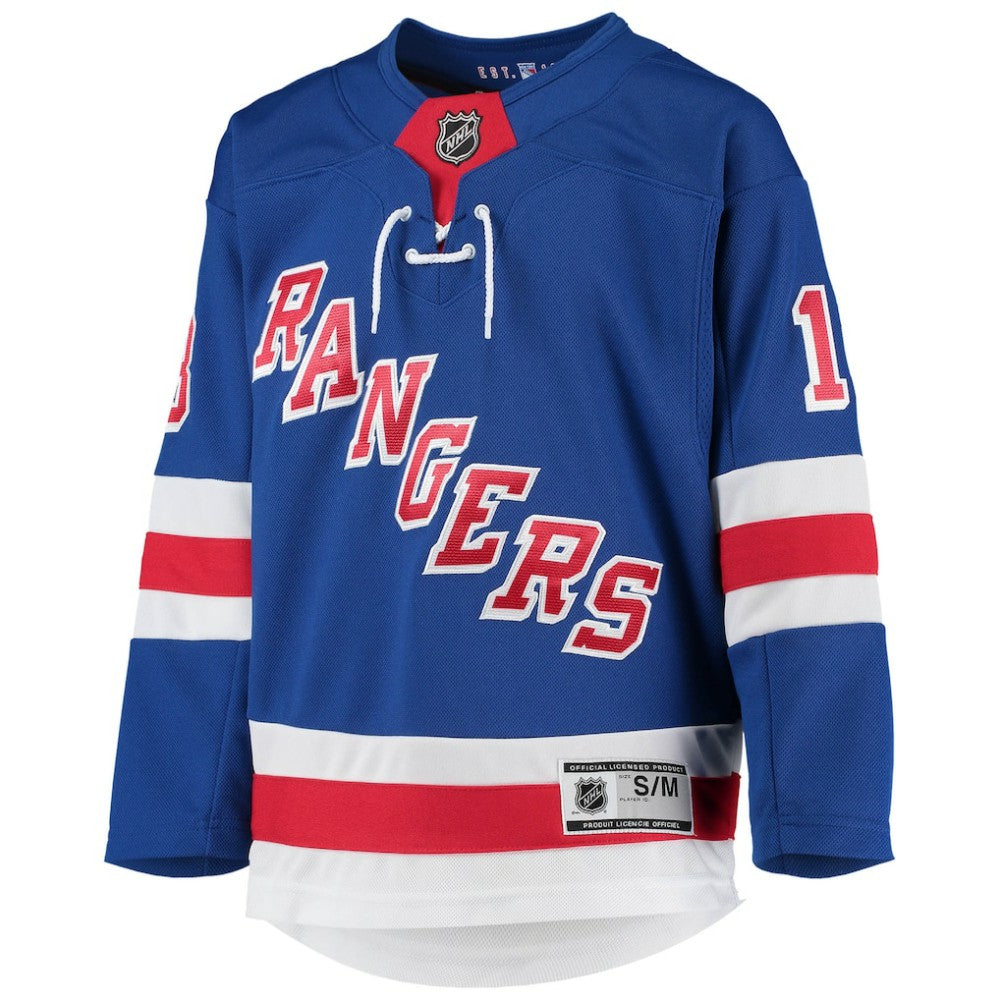 NHL Alexis Lafreniere New York Rangers Youth Home Premier Player Jersey