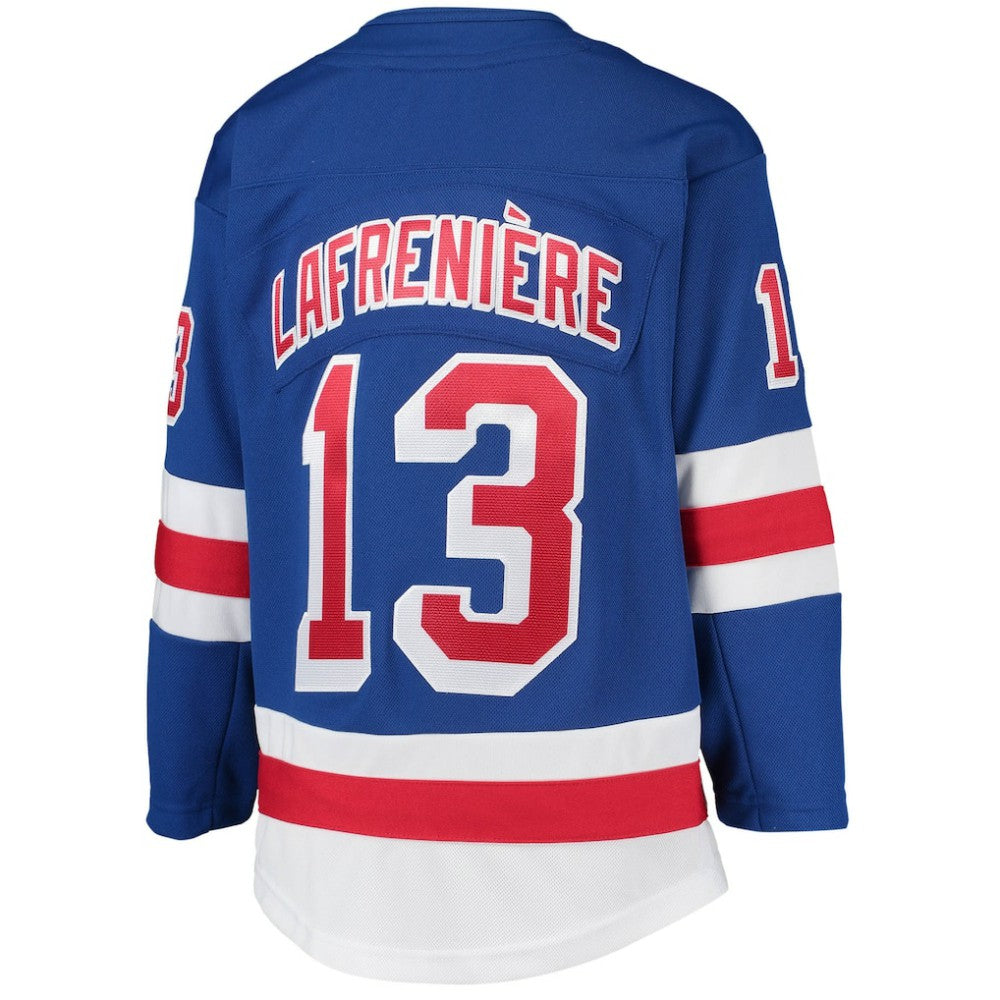 NHL Alexis Lafreniere New York Rangers Youth Home Premier Player Jersey