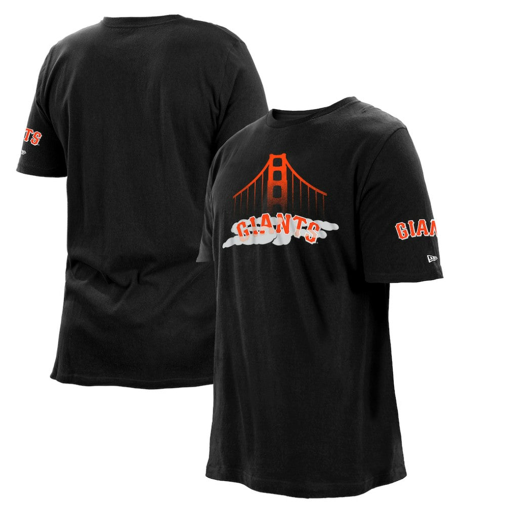Black San Francisco Giants New Era City Connect Big & Tall T-Shirt