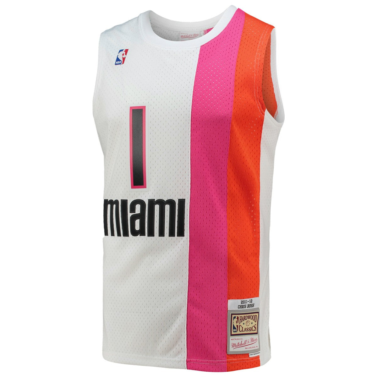 Mitchell & Ness Chris Bosh Miami Heat 2011/12 Hardwood Classics Swingman Jersey