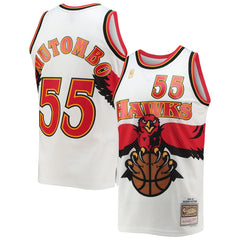 Mitchell & Ness Dikembe Mutombo Atlanta Hawks 1996/97 Hardwood Classics Swingman Jersey