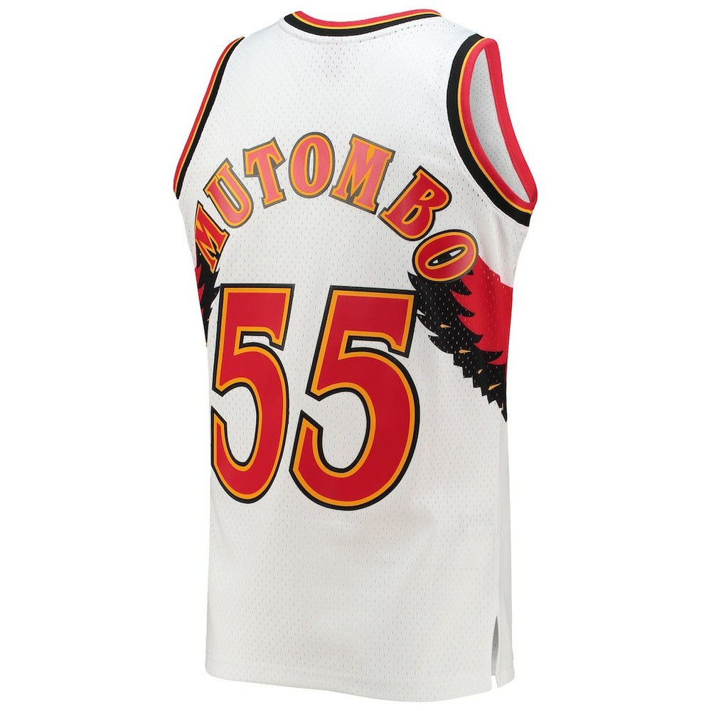 Mitchell & Ness Dikembe Mutombo Atlanta Hawks 1996/97 Hardwood Classics Swingman Jersey