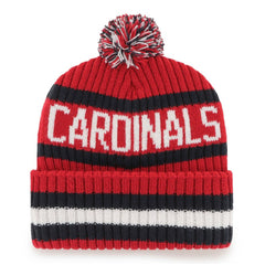 Red St. Louis Cardinals '47 Bering Cuffed Knit Hat with Pom