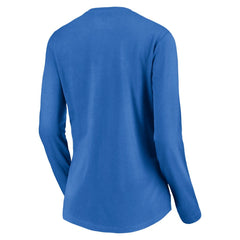Women's Slogan V-Neck Long Sleeve T-Shirt - Los Angeles Chargers T-shirts