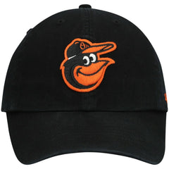 Black Baltimore Orioles '47 Youth Team Logo Clean Up Adjustable Hat