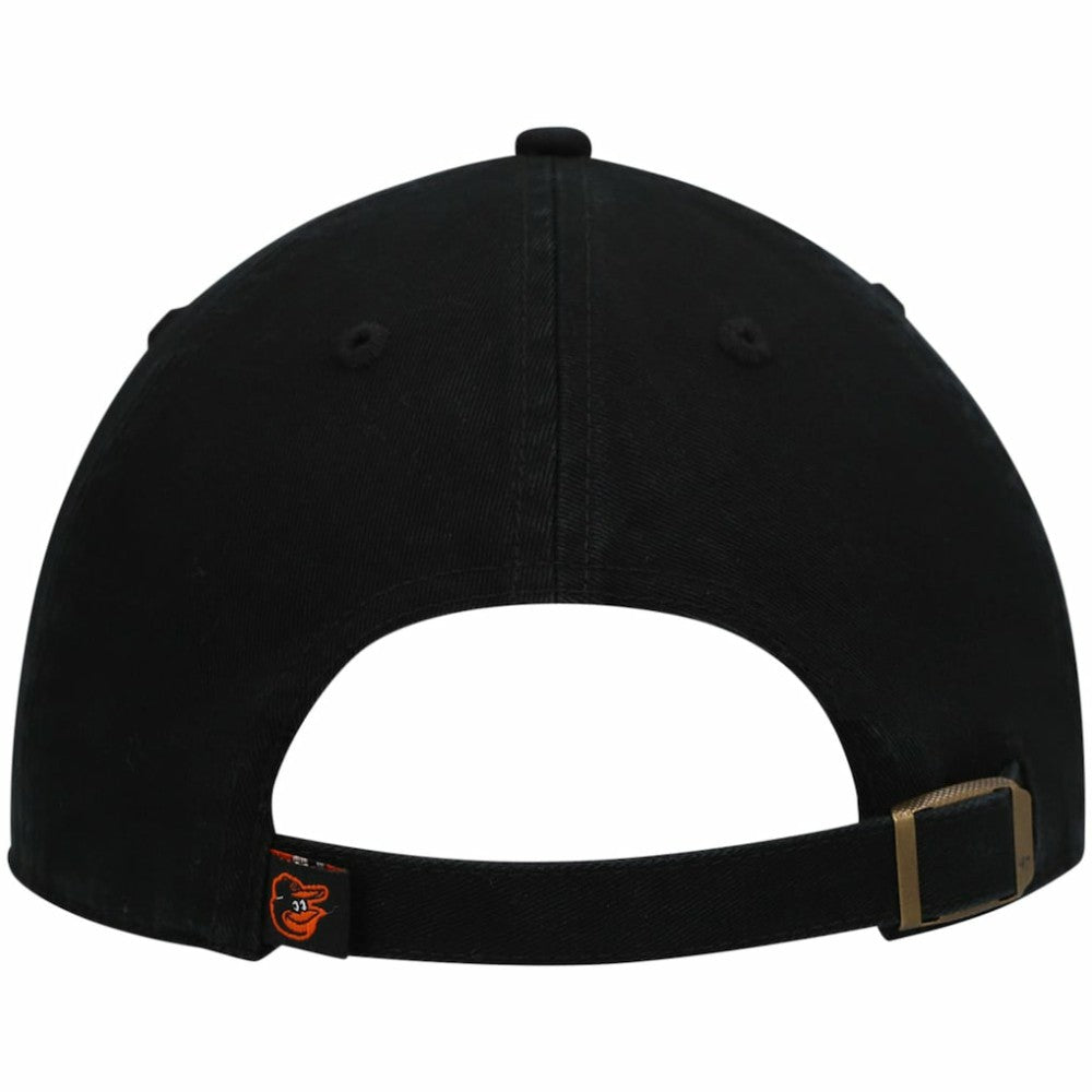 Black Baltimore Orioles '47 Youth Team Logo Clean Up Adjustable Hat