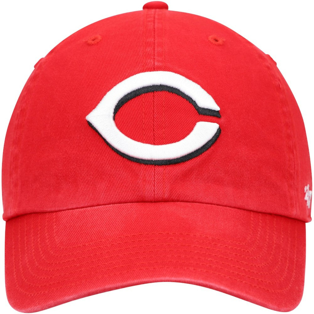 Red Cincinnati Reds '47 Youth Team Logo Clean Up Adjustable Hat