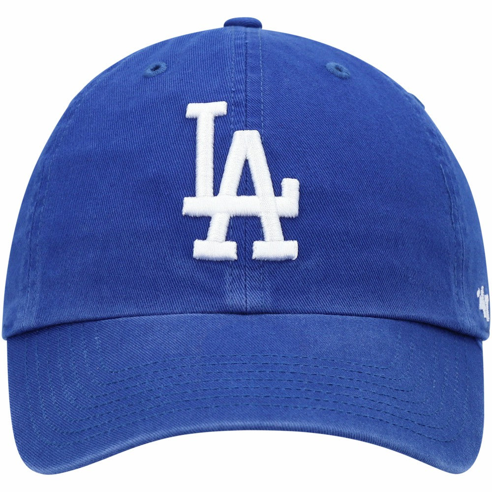Royal Los Angeles Dodgers '47 Youth Team Logo Clean Up Adjustable Hat