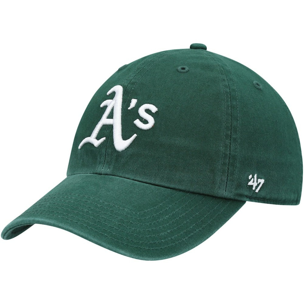 Green Athletics '47 Youth Team Logo Clean Up Adjustable Hat