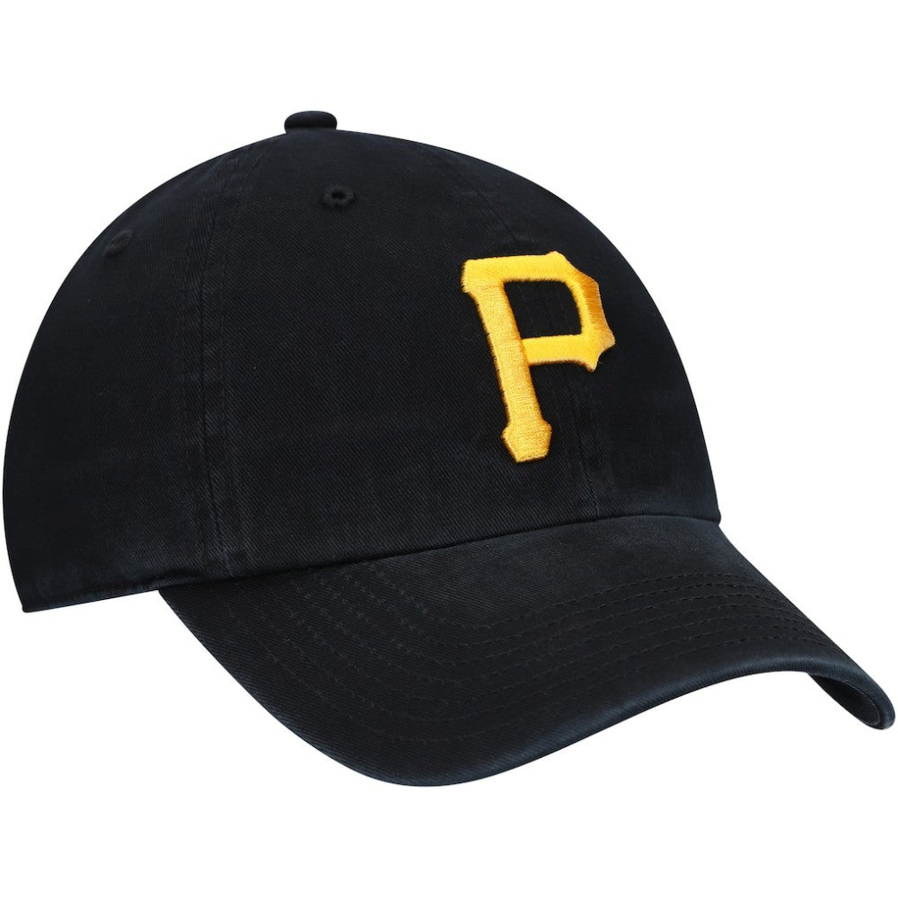 Black Pittsburgh Pirates '47 Youth Team Logo Clean Up Adjustable Hat