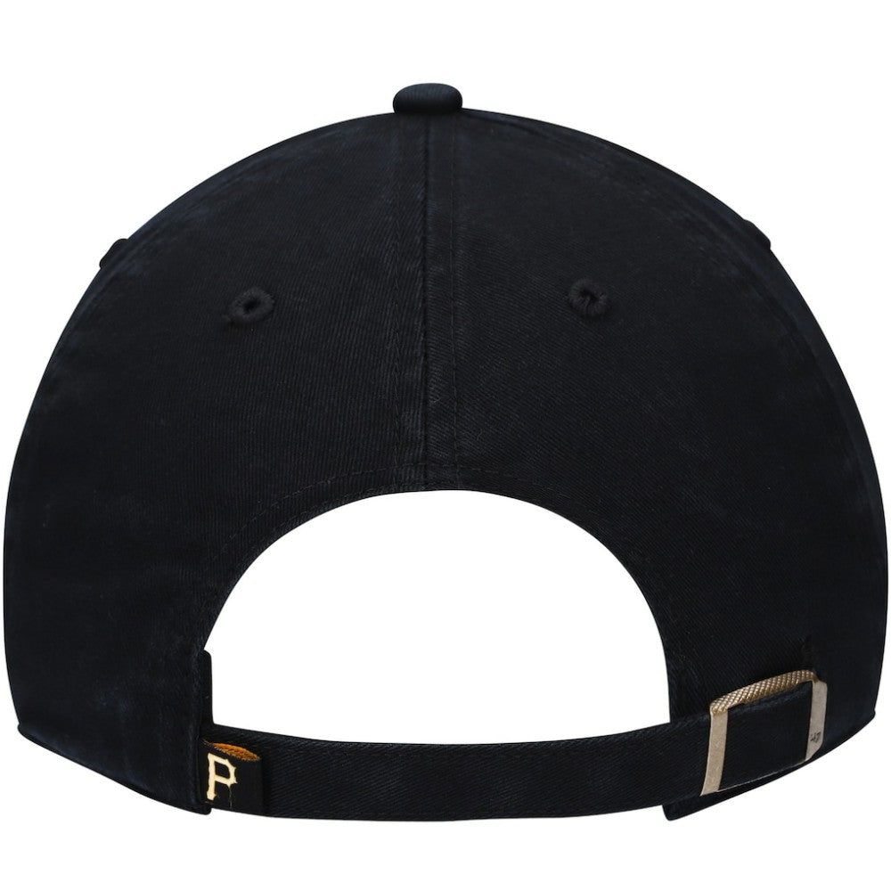 Black Pittsburgh Pirates '47 Youth Team Logo Clean Up Adjustable Hat