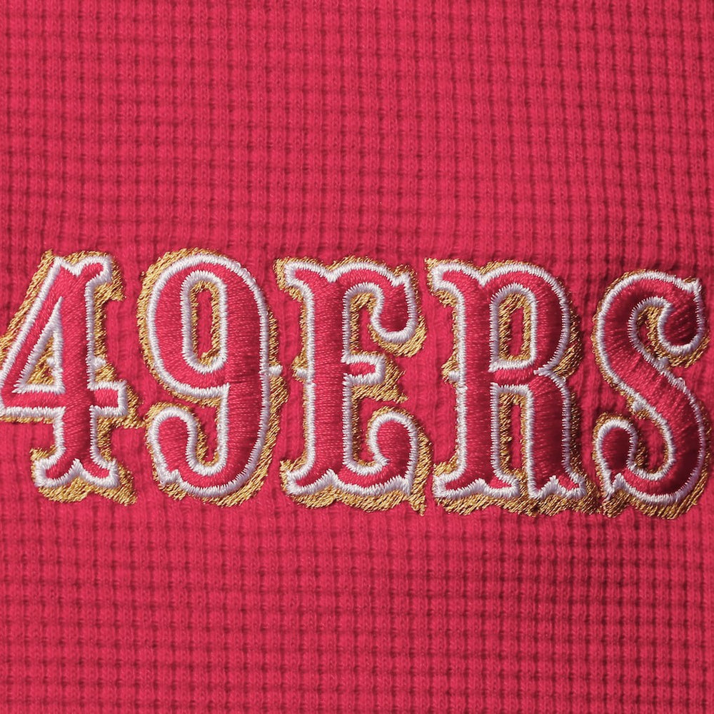 Dunbrooke Logo Maverick Thermal Henley Long Sleeve T-Shirt - San Francisco 49ers T-shirts