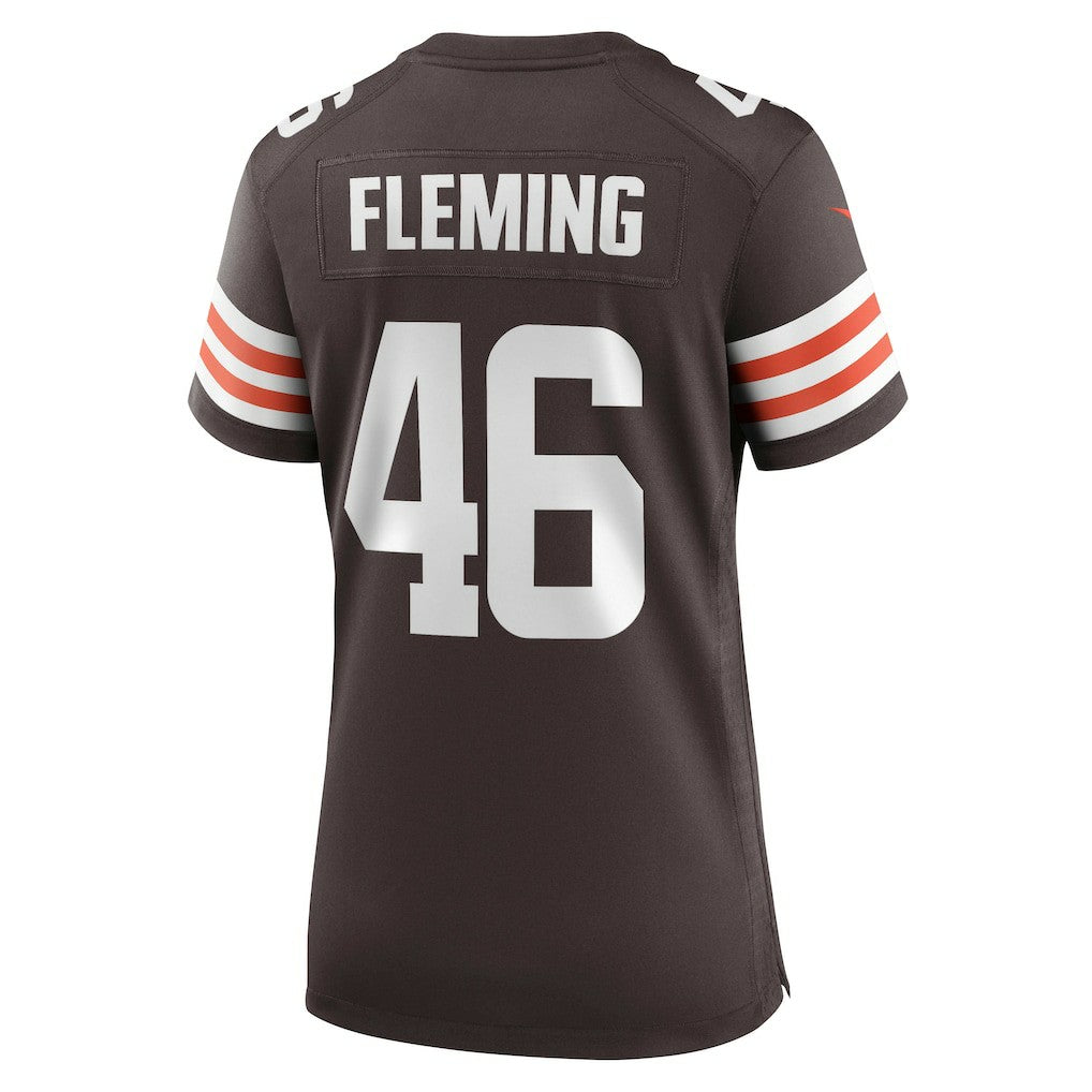 Don Fleming  Women's Retired Player Jersey - Cleveland Browns Jerseys