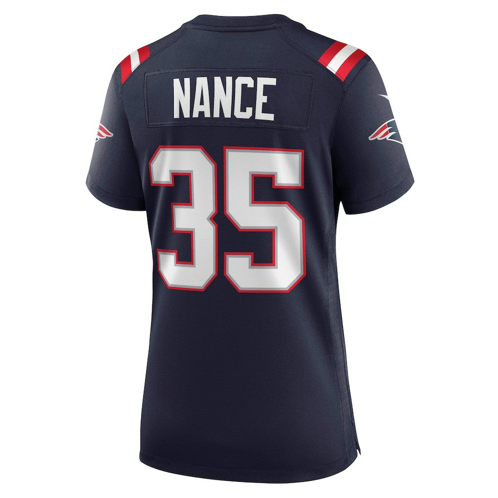 Jim Nance  Women's Retired Player Jersey - New England Patriots Jerseys