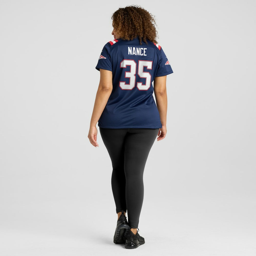 Jim Nance  Women's Retired Player Jersey - New England Patriots Jerseys