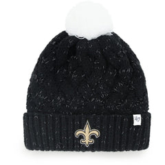 '47 Women's Fiona Logo Cuffed Knit Hat with Pom - New Orleans Saints Hats