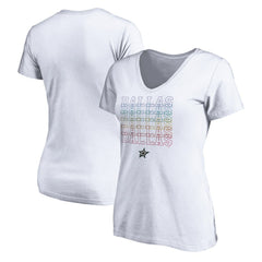 NHL Dallas Stars Women's City Pride V-Neck T-Shirt