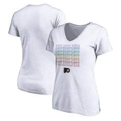 NHL Philadelphia Flyers Women's City Pride V-Neck T-Shirt