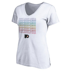 NHL Philadelphia Flyers Women's City Pride V-Neck T-Shirt