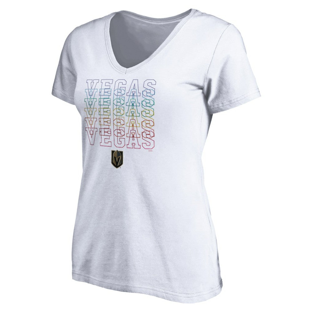 NHL Vegas Golden Knights Women's City Pride V-Neck T-Shirt