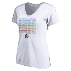 NHL Winnipeg Jets Women's City Pride V-Neck T-Shirt