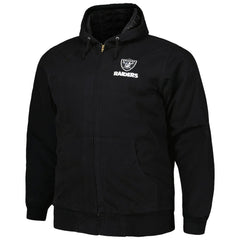 Dunbrooke Big & Tall Dakota Canvas Hoodie Full-Zip Jacket - Las Vegas Raiders Hoodies
