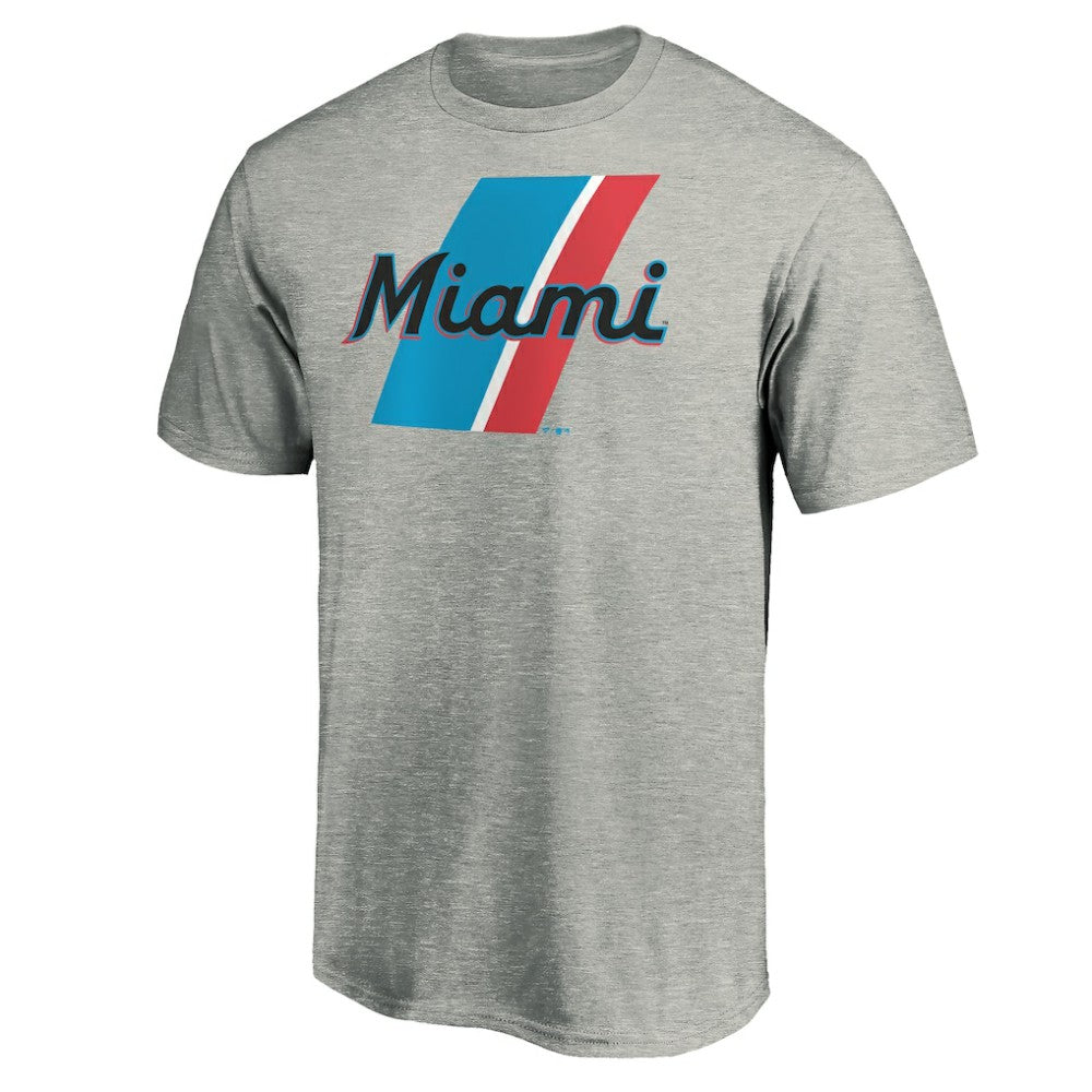 Heathered Gray Miami Marlins Team Prep T-Shirt