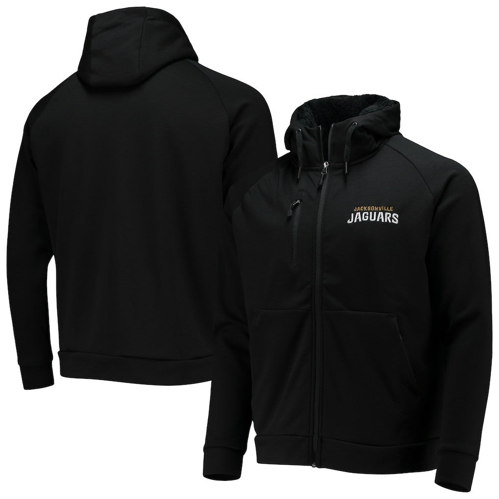 Dunbrooke Shag Tri-Blend Full-Zip Raglan Hoodie - Jacksonville Jaguars Hoodies