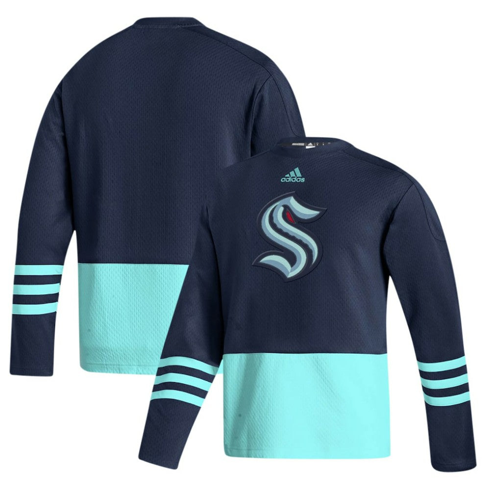 NHL Seattle Kraken adidas Logo AEROREADY Pullover Sweater