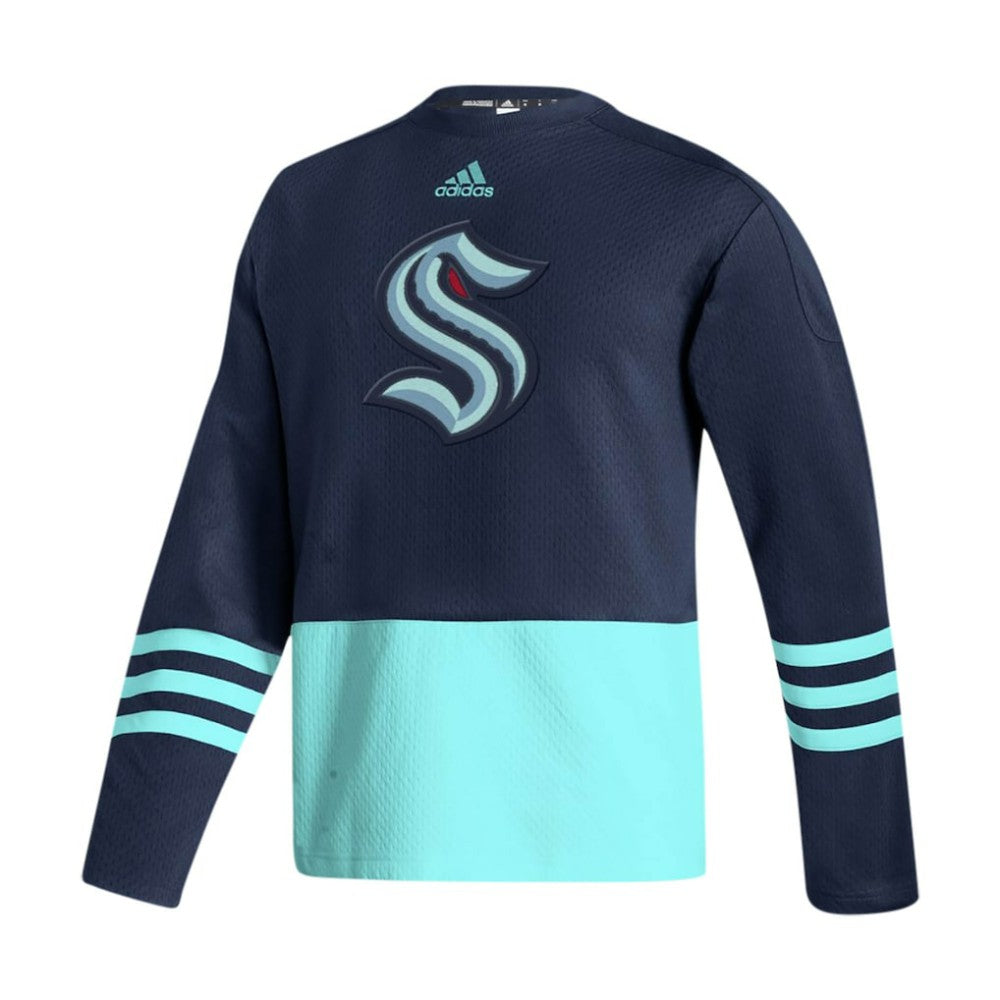 NHL Seattle Kraken adidas Logo AEROREADY Pullover Sweater